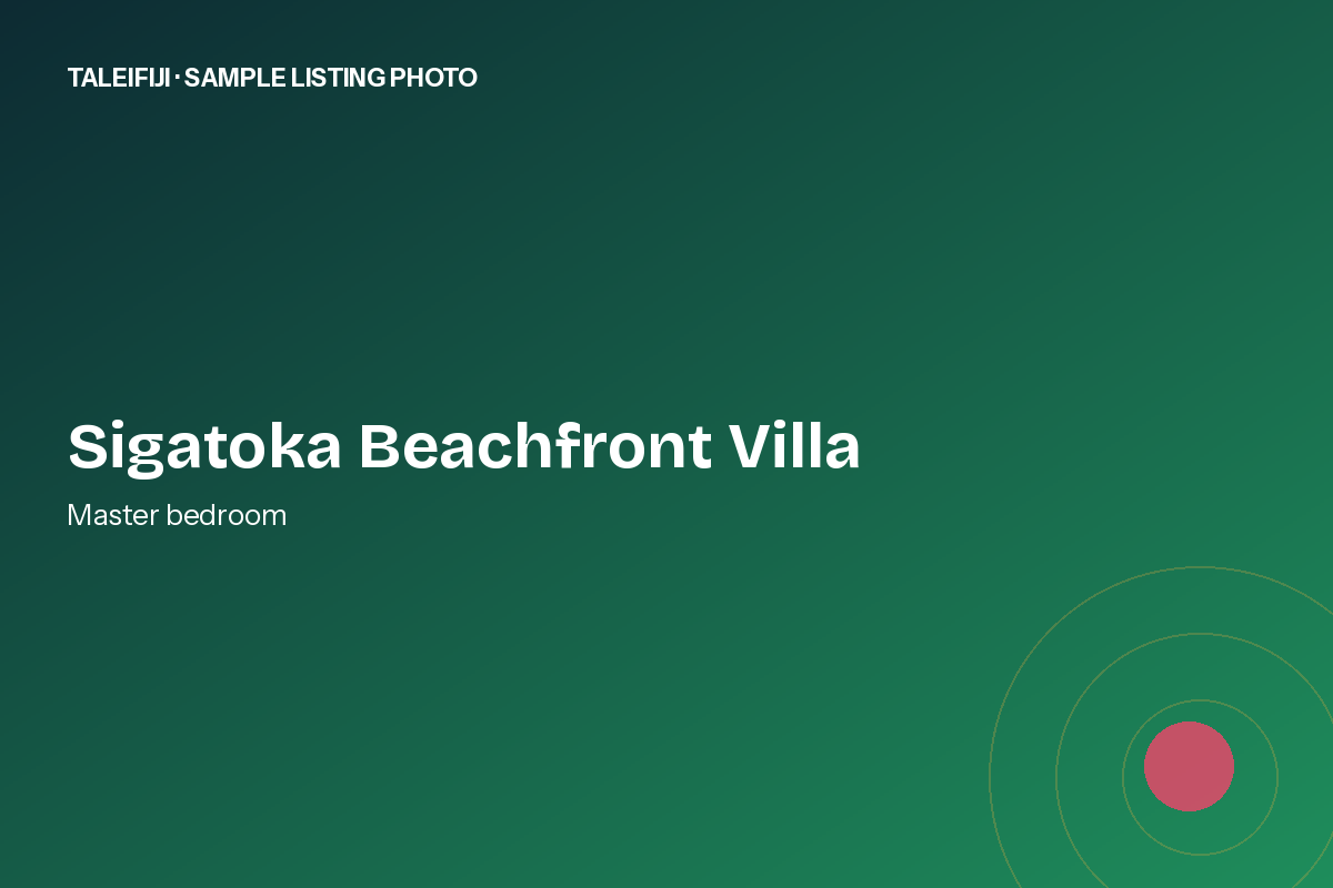 Sigatoka Beachfront Villa — whole property